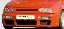 Front grille - Rieger headlightcover incl. frontgrill Golf III without badge VW Golf 3/Vento