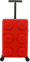 Lego Trolley Small Brick 2x3 Βαλίτσα Καμπίνας με ύψος 56cm σε Κόκκινο χρώμα