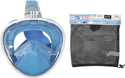 Summertiempo Kids' Full Face Diving Mask 622266 Εφηβική Γαλάζια Small Light Blue