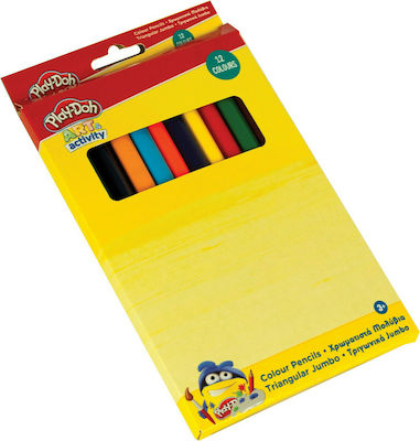 Gim Play-Doh Farbstift-Set mit dicker Spitze Dreieckig 12Stück 320-20000