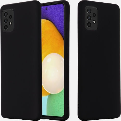 Forcell Soft Back Cover Σιλικόνης Μαύρο (Galaxy A52 / A52s)