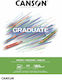 Canson Μπλοκ Σχεδίου Graduate Drawing White A3 ...