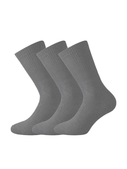 Walk X3 Action Bărbați Șosete Uni Gri 3Pachet