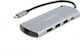 DeLock USB-C Docking Station με HDMI 4K PD Ethernet Γκρι (87767)