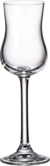 Bohemia Grappa Ποτήρι Λικέρ/Ούζο από Γυαλί Κολωνάτο 85ml