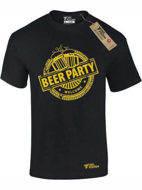 Beer Party T-shirt Black