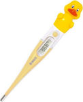 B.Well WT-06 Flex Ψηφιακό Θερμόμετρο Μασχάλης Κατάλληλο για Μωρά Κίτρινο με Παπάκι