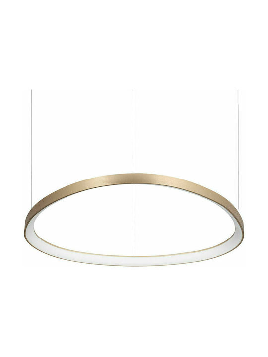 Ideal Lux Gemini Pendant Light LED Gold
