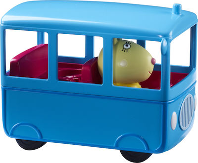 Giochi Preziosi Miniatur-Spielzeug Οχηματάκι Γαλαζιο Peppa Pig Schulbus für 3+ Jahre