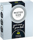 Mister Size Προφυλακτικά Extra Fine Size 49mm 3τμχ 49mm Λεπτά για Φυσική Αίσθηση Natural Vegan