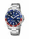 Festina Men's Watch 44mm Automatic with Silver Metal Bracelet