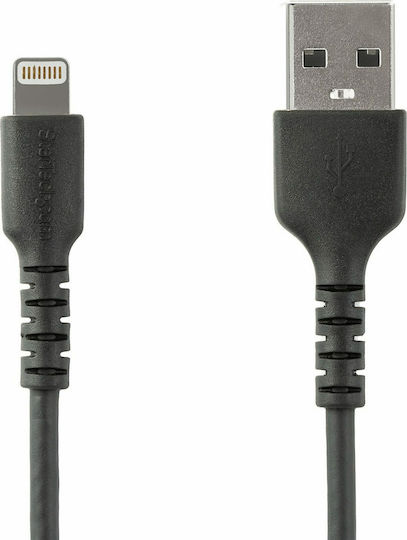 StarTech USB to Lightning Cable Μαύρο 1m (RUSBLTMM1MB)