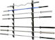 Viking Wall Mount Bar Rack Βάση για 8 Μπάρες Βαρών