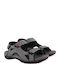 Lumberjack Elbert Men's Leather Sandals Gray SM56106-002-CD021