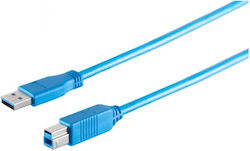 Pairdeer 06.005.0029B USB 3.0 USB-A male σε USB-B male Μπλε 1.50m