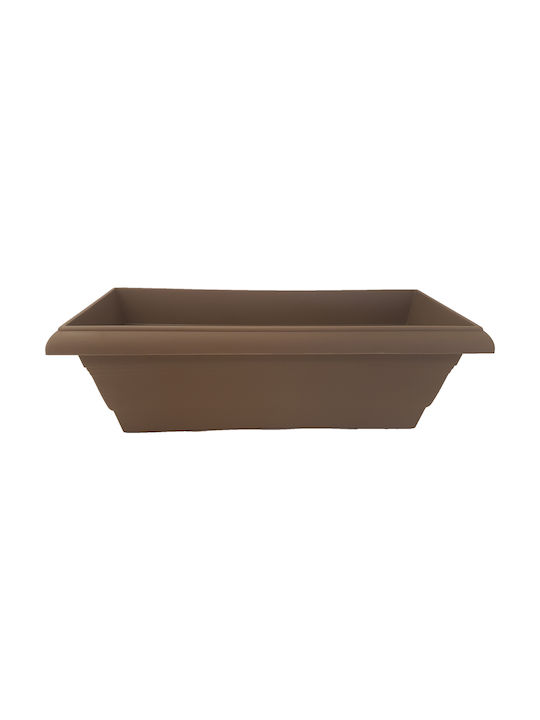 Plastona Festone 580 Planter Box 80x16cm in Brown Color 10.04.0580SB