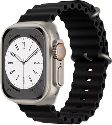 Y20 46mm Smartwatch mit Pulsmesser (Silber)