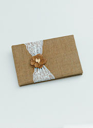 Mpoutlas Wedding Wish Book Brown 17 x 25cm