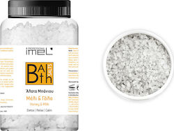 Imel Bath Salt with Cystals with Fragrance Honey & Milk 1000gr