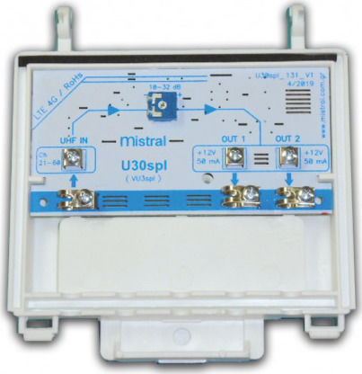 Mistral U30spl 30dB Satellite Line Amplifier 232001
