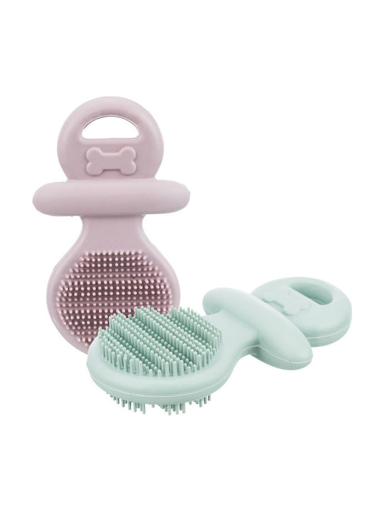 Trixie Pacifier Teether Toy Dog Puppy Junior Jucărie pentru Cățeluș din Cauciuc 9εκ. Albastru deschis 1buc