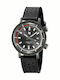 Lip Watches Men's Watch 41mm Automatic with Black Rubber Strap