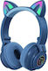 STN26 Wireless/Wired On Ear Headphones Blue