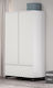 Rombo Two Door Wardrobe with 1 Drawer White 100x54x180cm