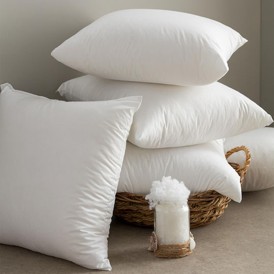 Vesta Home Γέμισμα Λευκό Λευκό 45x45εκ.