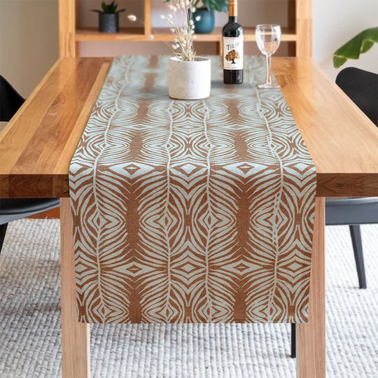 Lino Home Läufer Musim 902 Braun 45x145cm