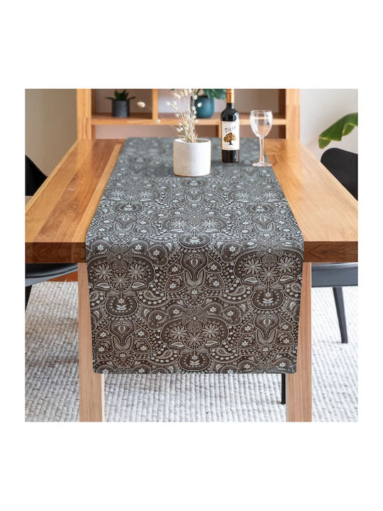 Lino Home Ράνερ Sefu 901 Dark Brown 45x145εκ.