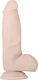 Evolved Novelties Real Supple Poseable Dildo with Balls Ρεαλιστικό Dildo με Όρχεις και Βεντούζα Flesh 18cm