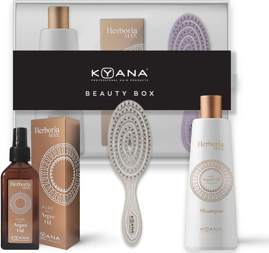 Kyana Shiny Hair Σετ Περιποίησης Μαλλιών Λάμψης με Σαμπουάν και Λάδι 3τμχ