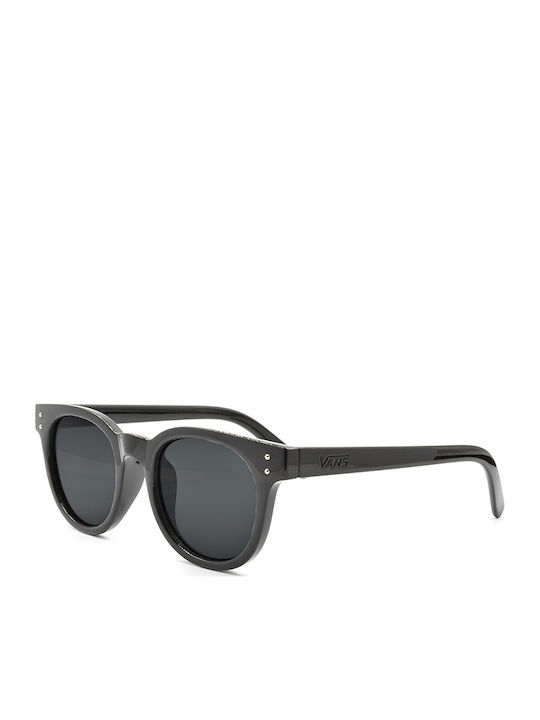 Awear Valda Women's Sunglasses with Black Plastic Frame and Black Lens