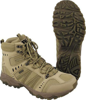 MFH Tactical Combat Boots in Beige Farbe