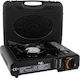 MFH Camping Gas Stove Piezo Ignition Portable Gas Kitchen With Automatic Ignition