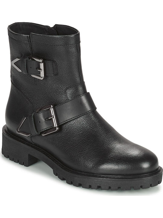 Geox Hoara Ankle Boots Μαύρα