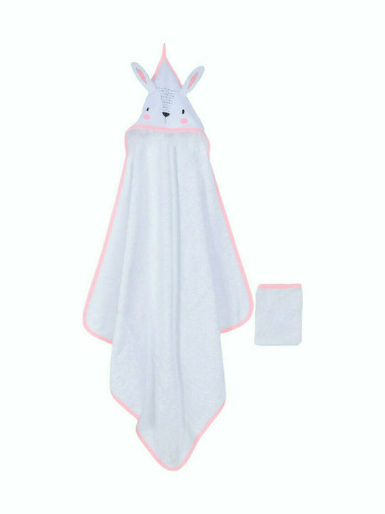 Evita Kapuzen Bunny Weiß