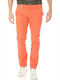 Devergo Herrenhose Chino Elastisch Orange