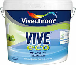 Vivechrom Vive Eco Base P Plastic Ecological Paint for Interior Use White 9lt