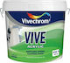Vivechrom Vive Acrylic Base P Plastic Acrilyc Paint for Exterior Use White 750ml