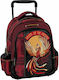 Graffiti Phoenix School Bag Trolley Kindergarten Multicolored