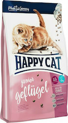 Happy Cat Junior Geflugel Hrană Uscată pentru Pisici Tinere cu Pui 1.3kg