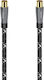 HAMA Cablu Antenă Coaxial de sex masculin - Coaxial de sex feminin Negru 3m (00205071)
