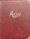 Κατάλογος Menu Μανταρινα 20x25 Cm 6 Φύλλα Μπορντό Oem