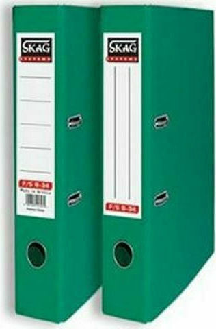 Skag Biblioraft 8/34 pentru Hârtie A4 cu 2 Rings Inele Turcoaz Systems FS 1buc