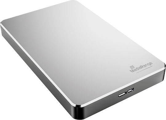MediaRange MediaRange MR997 USB 3.0 Externe Festplatte 2TB 2.5" Silber