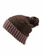 Volcom Ribbed Beanie Cap Brown