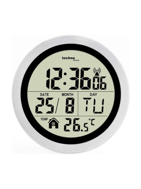 Technoline Ρολόι Τοίχου Ψηφιακό Πλαστικό 14.7cm