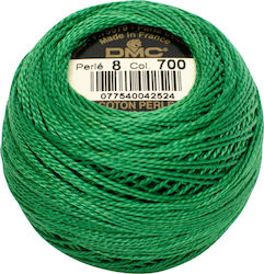 DMC Ață Broderie Cotton Perle No8 Bumbac VERDE 87m